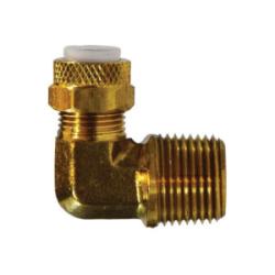 CHAMPION BRASS 90 deg Elbow 3/8 X 1/8 PF ELBOW TUBE to MPT