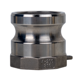 Cam and Groove Adapter 3  PART A STAINLESS 316 -LP