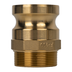 Cam and Groove Adapter 1-1/2  PART F BRASS -LP