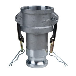 Economy Series Type DA Cam and Groove Reducer Coupler/Adapter 6 X4 PART D ALUM REDUCER COUPLER MID-LP