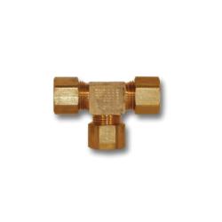 MID-AMERICA FITTINGS Barstock Tee 1/2 OD CA360 SAE 060401 BRASS