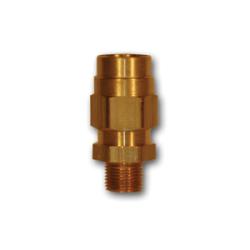 MID-AMERICA FITTINGS Adapter 3/8HE X 3/8MPT HOSE END MALE Brass