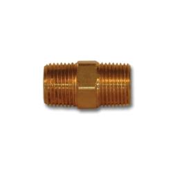 MID-AMERICA FITTINGS Hex Nipple 1/4MPT X 1/4MPT LF HEX NIPPLE