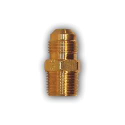 MID-AMERICA FITTINGS Half Union Adapter 3/8ODX1/2MPT LF FLARE HF UNION