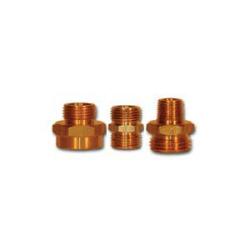 MID-AMERICA FITTINGS Long Swivel Adapter 3/4 FHT X 1/4 MPT LONG GARDEN Brass