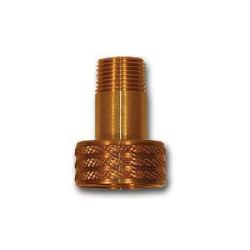 MID-AMERICA FITTINGS Straight Swivel Adapter 3/4 FHT X 3/8 MPT G/H SWIVEL Brass