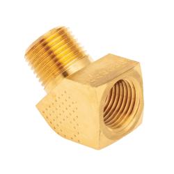 MID-AMERICA FITTINGS 45 deg Street Elbow 3/8 FPT X 1/2 MPT 45 ST ELBOW