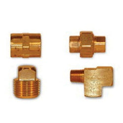 MID-AMERICA FITTINGS 90 deg Barstock Reducing Elbow 1/2 MPT X 3/8 MPT REDUCING 90