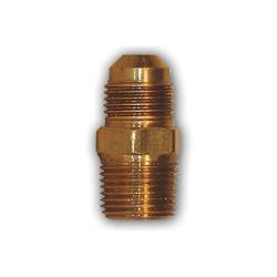 MID-AMERICA FITTINGS Half Union Adapter 5/16FLX1/4MPT SAE HALF UNION