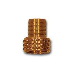 MID-AMERICA FITTINGS Short Shank Swivel Adapter 3/4 HID X 3/4 FHT FE GH SWIVEL Brass
