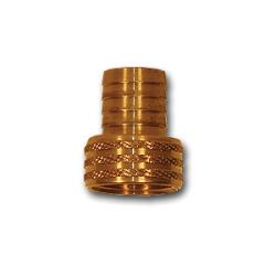 MID-AMERICA FITTINGS Short Shank Swivel Adapter 3/8 HID X 3/4 FHT FE GH SWIVEL Brass