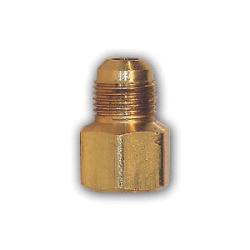 MID-AMERICA FITTINGS Adapter 1/4ODX1/8FPT LF FE FLARE COUPL Brass