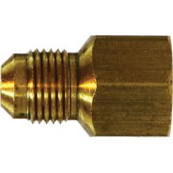 MID-AMERICA FITTINGS Light Pattern Adapter 1/4 FL X 1/4 FPT FE ADAPTER Brass