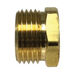 MID-AMERICA FITTINGS Rigid Adapter 3/4MGH X 1/4FPT LF GH ADAPTER Brass
