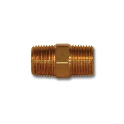 MID-AMERICA FITTINGS Long Hex Nipple 1/8 X 1/8 LF SAE HEX NIPPLE