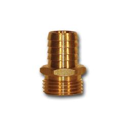 MID-AMERICA FITTINGS Male End Coupling 5/8 HID X 3/4 MHT LF GH BARB