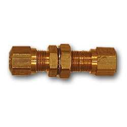 MID-AMERICA FITTINGS Bulkhead Union 5/8OD CA360 BRASS BULKHD UNION