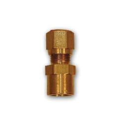 MID-AMERICA FITTINGS Adapter 3/8X1/4 NAB COUPLING FE Brass