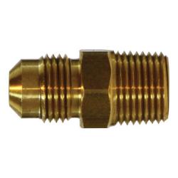 Light Pattern Adapter 5/8 X 1/2 LP M FLARE X MIP ADPT Brass
