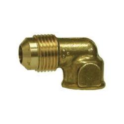 90 deg Barstock Elbow 1/2 X 3/8 MALE FLARE X FEMALE BS 90