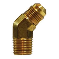 45 deg Barstock Elbow 1/4 X 1/8 M FLARE X MIP BS 45 EL