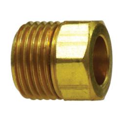 Hex Nut 1/2 INVERTED FLARE BRASS NUT