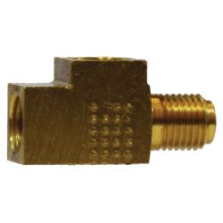 Towed Trailer Brake Tee 3/16 TRAILER BRAKE TEE-7933 Brass