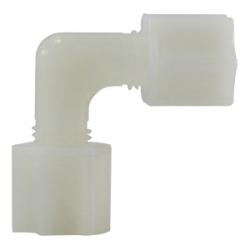 90 deg Union Elbow 3/8 WHT NYLON COMPRESSION ELBOW