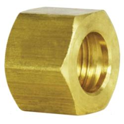 Light Pattern Hex Nut 1/4 COMPRESSION NUT-LIGHT PATTRN