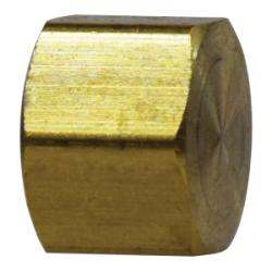 Hex Cap 3/8 COMPRESSION HEX CAP Brass