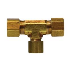 Reducing Tee 3/8 X 1/4 X 1/4 REDUCNG COMP TEE Brass