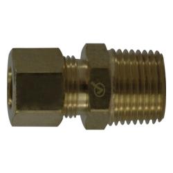 Adapter 1/2 X 1/2 COMP X MIP ADAPTER AB1953 Brass