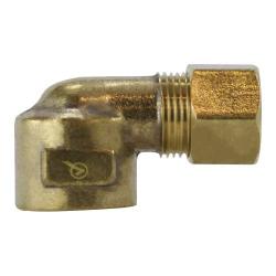90 deg Barstock Elbow 3/8 X 1/4 COMP X FIP LF 90
