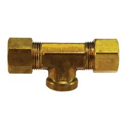 Branch Tee 3/8 X 3/8 COMP X FIP BRANCH TEE Brass