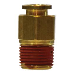 Straight Connector 1/8 X 1/16 MALE CONNECTOR Brass