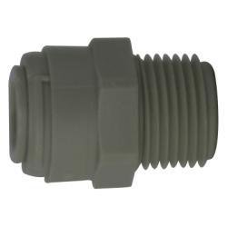 Adapter 3/8 X 1/2 PLASTIC P-IN X MIP ADP