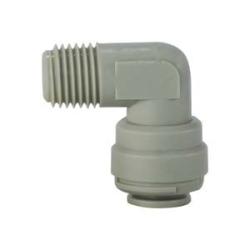 90 deg Fixed Elbow 1/4 X 3/8 PLSTC P-IN X MIP ELBOW