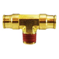 Fixed Branch Tee 1/2 X 3/8 PUSH-IN X MIP BRNCH T Brass