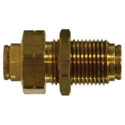 Bulkhead Union 3/16 PUSH-IN BULKHEAD UNION