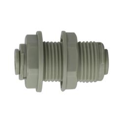Bulkhead Union 3/16 PLASTIC P-IN BULKHEAD UNION