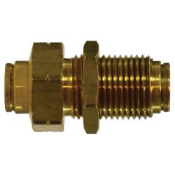 Bulkhead Union 3/8 PUSH-IN BULKHEAD UNION