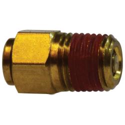 Quick Disconnect 1/4 X 1/4 P-IN X MIP QUICK DISCN Connector Brass