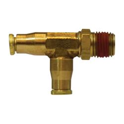Swivel Run Tee 1/4 X 1/4 P-IN X MIP SWVL RUN T Brass
