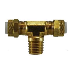 Branch Tee 3/16 X 1/8 OD X MALE BRANCH TEE Brass