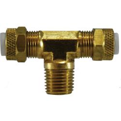 Branch Tee 3/8 X 1/4 POLYFLO X MIP BRANCH T Brass