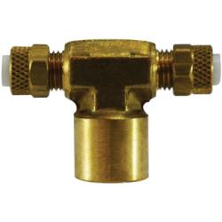 Branch Tee 1/4 X 1/4 POLYFLO X FIP BRANCH T Brass