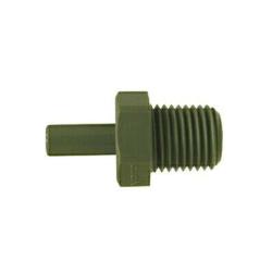 Adapter 1/4 X 1/4 PLSTC STEM X MIP ADPT