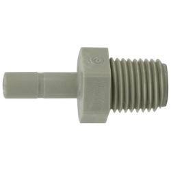 Adapter 5/16 X 1/4 PLSTC STEM X MIP ADPT