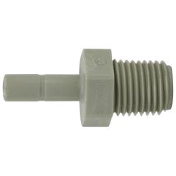Adapter 3/8 X 3/8 PLSTC STEM X MIP ADPT