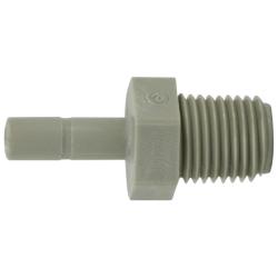 Adapter 1/2 X 3/8 PLSTC STEM X MIP ADPT